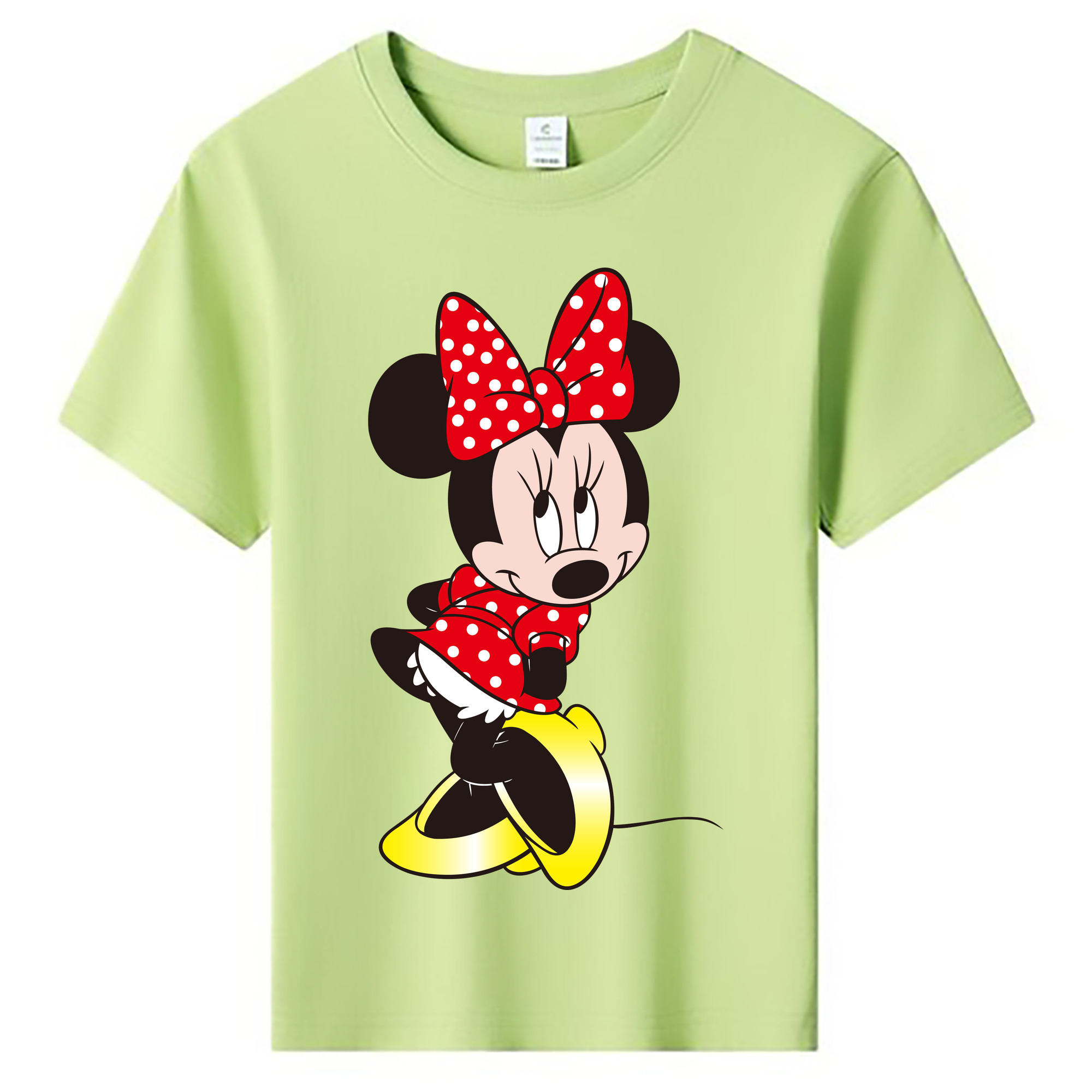 ミッキーマウス Mickey Mouse 綿100％キッズTシャツ（フロントプリント）